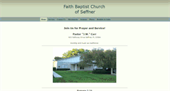 Desktop Screenshot of faithbaptistchurchseffner.com