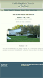 Mobile Screenshot of faithbaptistchurchseffner.com