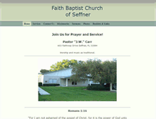 Tablet Screenshot of faithbaptistchurchseffner.com
